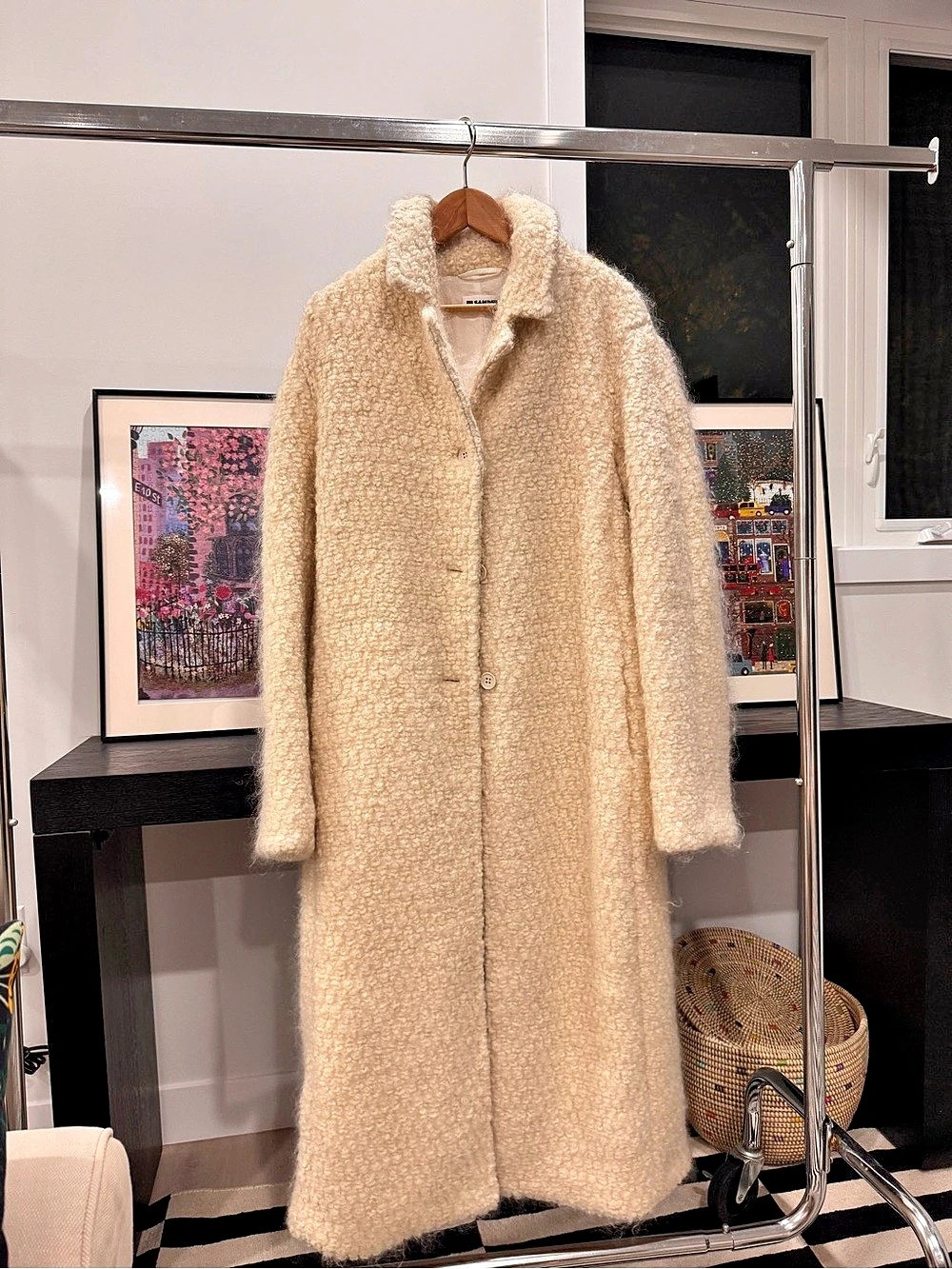 Jil Sander Coat Cream New With Tags